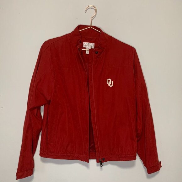 Antigua Womens Oklahoma Sooners Lightweight Jacket - Picture 6 of 11